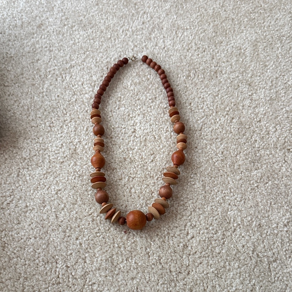 Brown Beaded Necklace